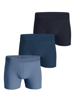 Bjorn borg cotton stretch boxer 3p bl/bl/bl