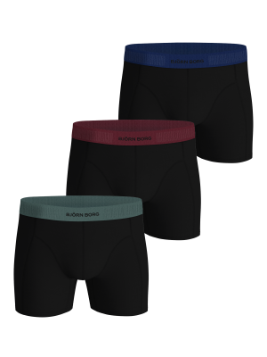 Bjorn borg organi cotton stretch boxer 3p zw/zw/zw