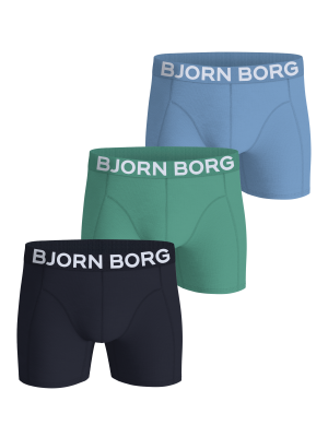 Bjorn borg organic cotton stretch boxer 3p zw/gr/b