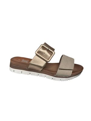Pitt Laurier Gesp band slipper Beige/Gold