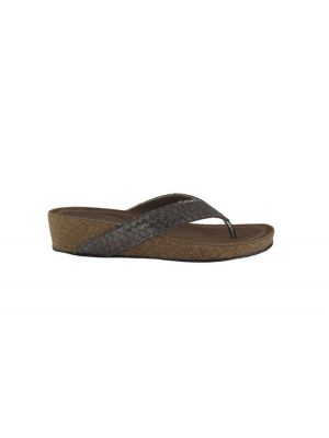 Lazamani Toe SlipperWeave Wedge Pewter