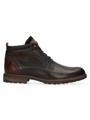 Autralian Conley Zwart combi Leather