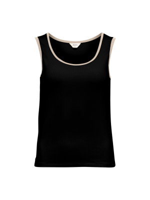Object objjamie s/l tank top noos black sandshell
