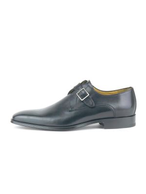 Bommel 12099-01 Gespschoen Zwart leer