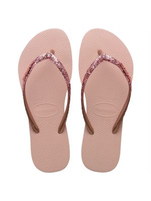 Havaianas slim glitter 2 ballet rose/golden blush