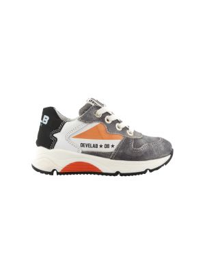 Develab Boys Low Cut Sneaker Laces Grey Fantasy
