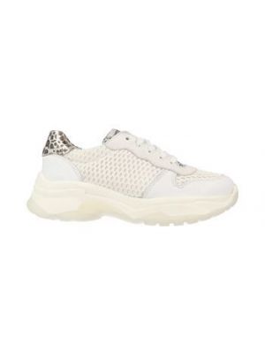 Develab Girls Low Cut Sneakers Laces Whtie Combi