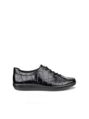 Ecco Soft 2.0 Kroko Black/Black