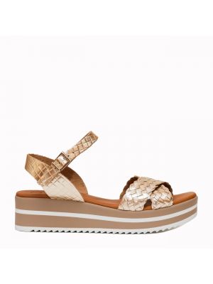 MY Sandals 5491 Cava Metalic Leder