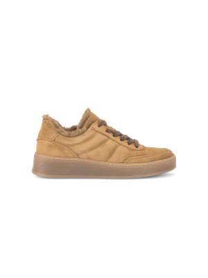 Gabor Sneaker Dreamvelour WoolHT Walnut