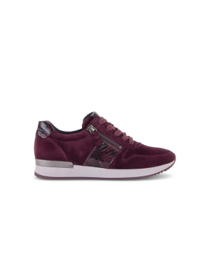 Gabor Sneaker Dreamvel. Boa Lack Mulberry