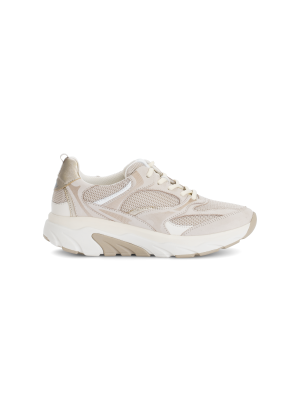 Gabor 86.936.83 Mesh/Satin/Nappa Weiss/Silber