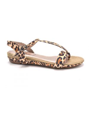 Pit Sandaal Leopard Beige