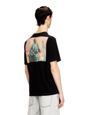 Diesel t-adjust-v10 t-shirt zwart