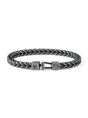Pig & Hen catena foxtail armband Army | Vintage