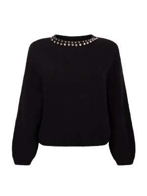 Aaiko daniela strass wp sweater black