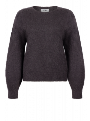 Aaiko denize wp sweater bison brown
