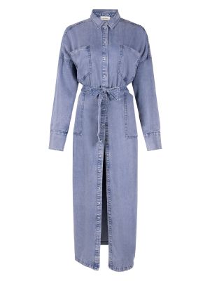 Aaiko dilien dress ten denim blue