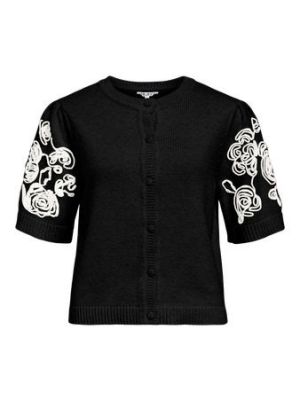 Object objjane 2/4 re knit cardigan black