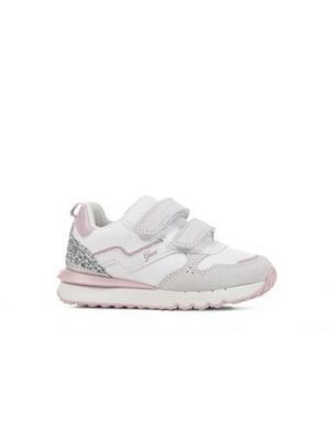 Geox J Fastics Girl Sneakers Offwhite Pink