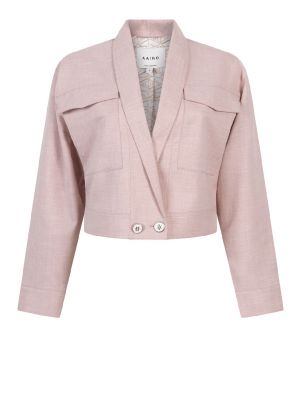 Aaiko loisa jacket twill vis blush rose