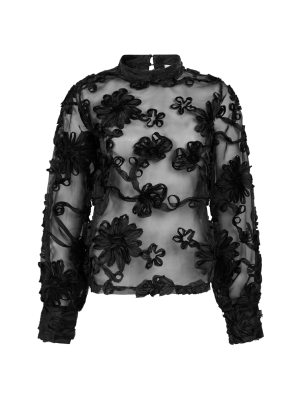 Aaiko lucia flower pes top black