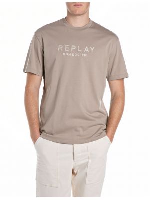 Replay m3019 22662 t-shirt stone
