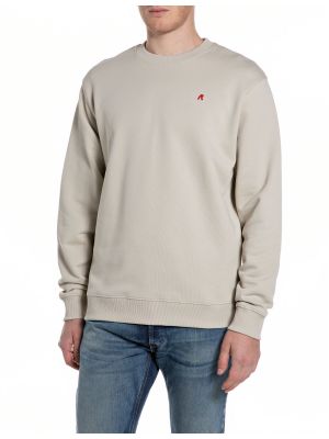 Replay sweatshirt m3106 23802 taupe
