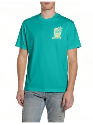 Replay t-shirt m3338 2660 blauw