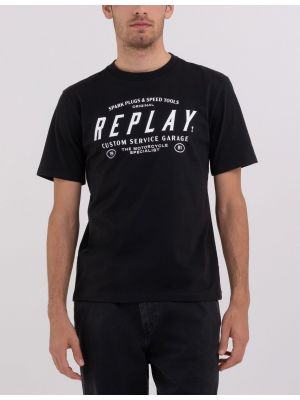 Replay M6840 t-shirt zwart