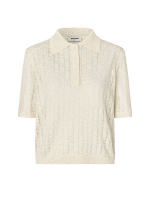 Modstrom agnesmd s/s polo vanilla cream
