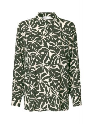 Modstrom fernMD print shirt ocean fleur