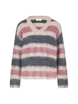 Modstrom kaneMD stripe v-neck sparkling stripe