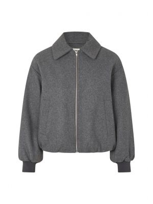 Modstrom ommimd jacket dark grey melange