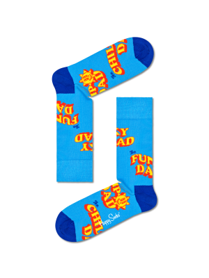 Happy Socks Number One Dad Sock Blue