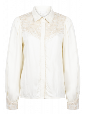 Aaiko ophelia vis blouse cream