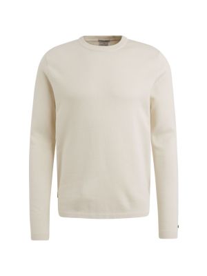 Cast Iron crewneck regular fit cotton modal almond