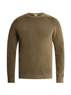 Cast Iron Crewneck regular fit soft blend Walnut