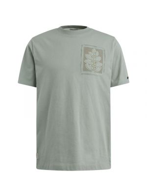 Cast iron ss r-neck single jersey slate