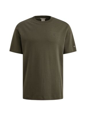 Cast Iron Short sleeve r-neck regular fit in Kamba