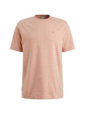 Cast Iron Short sleeve r-neck regular fit in Cafe 