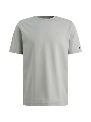 Cast Iron Short sleeve r-neck regular fit in Belga