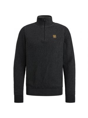 PME legend half zip collar cotton plated black ony