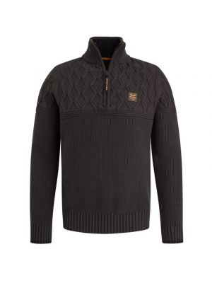 Pme legend half zip collar cotton yarn antracite