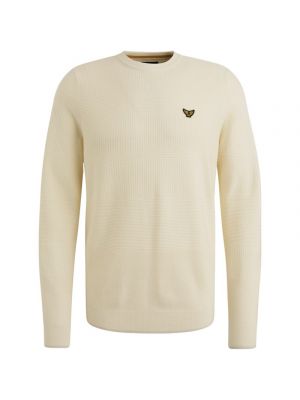 PME-Legend R-neck cotton modal structure Bone Whit