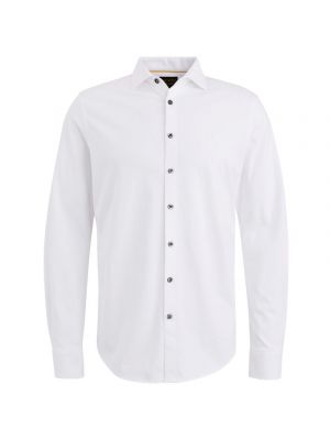 Pme legend long sleeve shirt satin jersey white