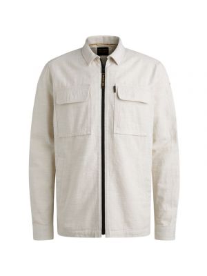 Pme legend long sleeve tone slub bone white