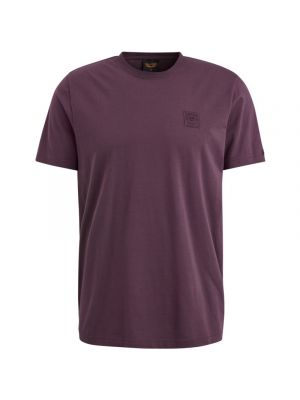 Pme legend s/s r-neck cotton elastane jersey plum