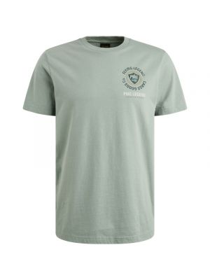 PME-Legend Short sleeve r-neck single jersey Silve