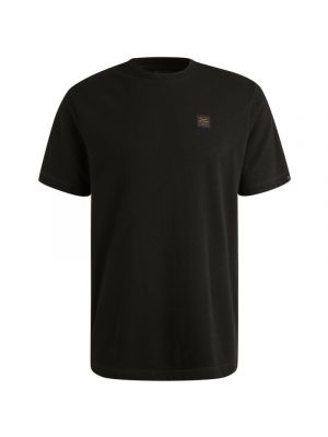 PME-Legend Short sleeve r-neck heavy slub jer Blac